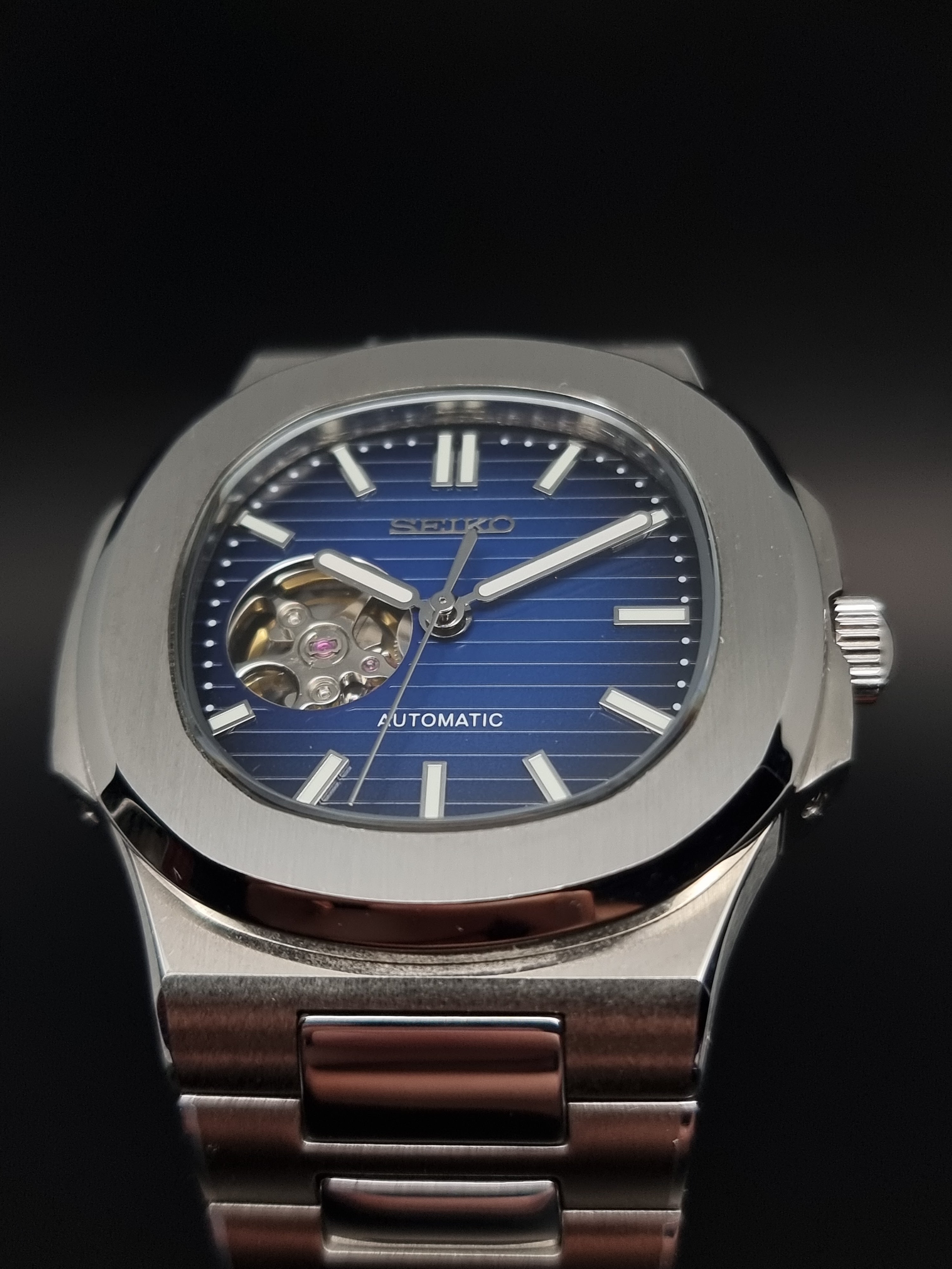 Nautilus bleu ouverte