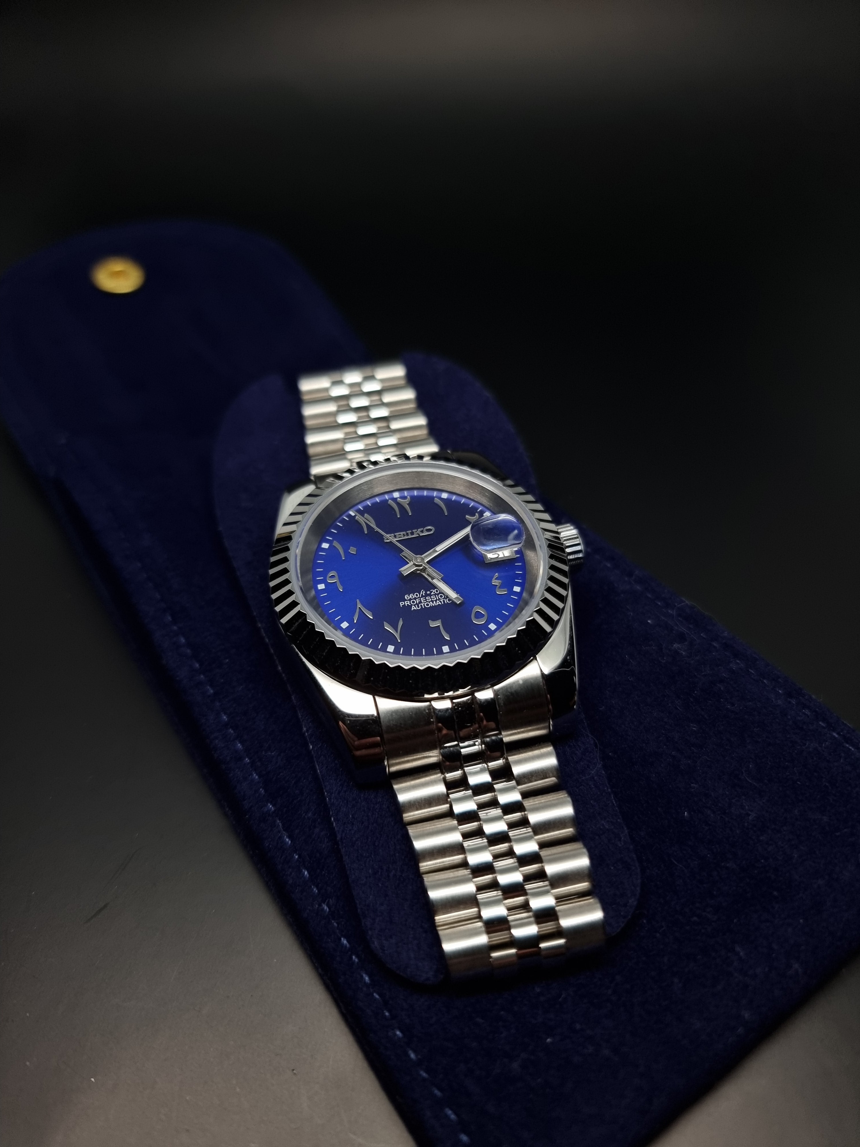 Pochette de voyage bleu marine