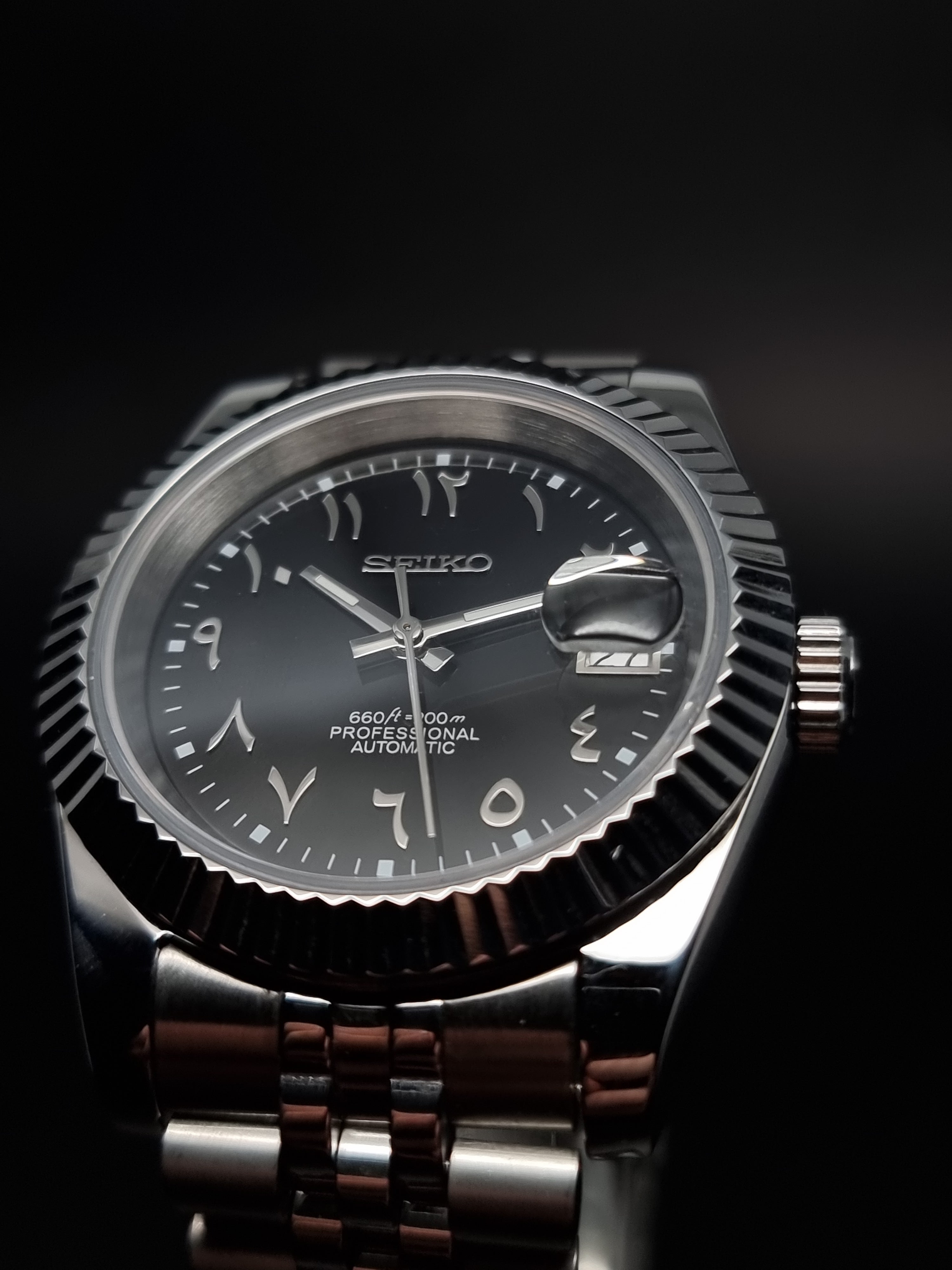Datejust arabic dial noir