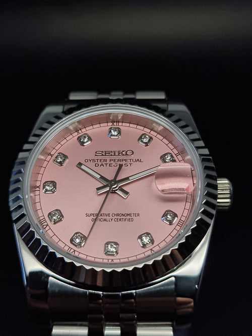 Datejust rose diamants