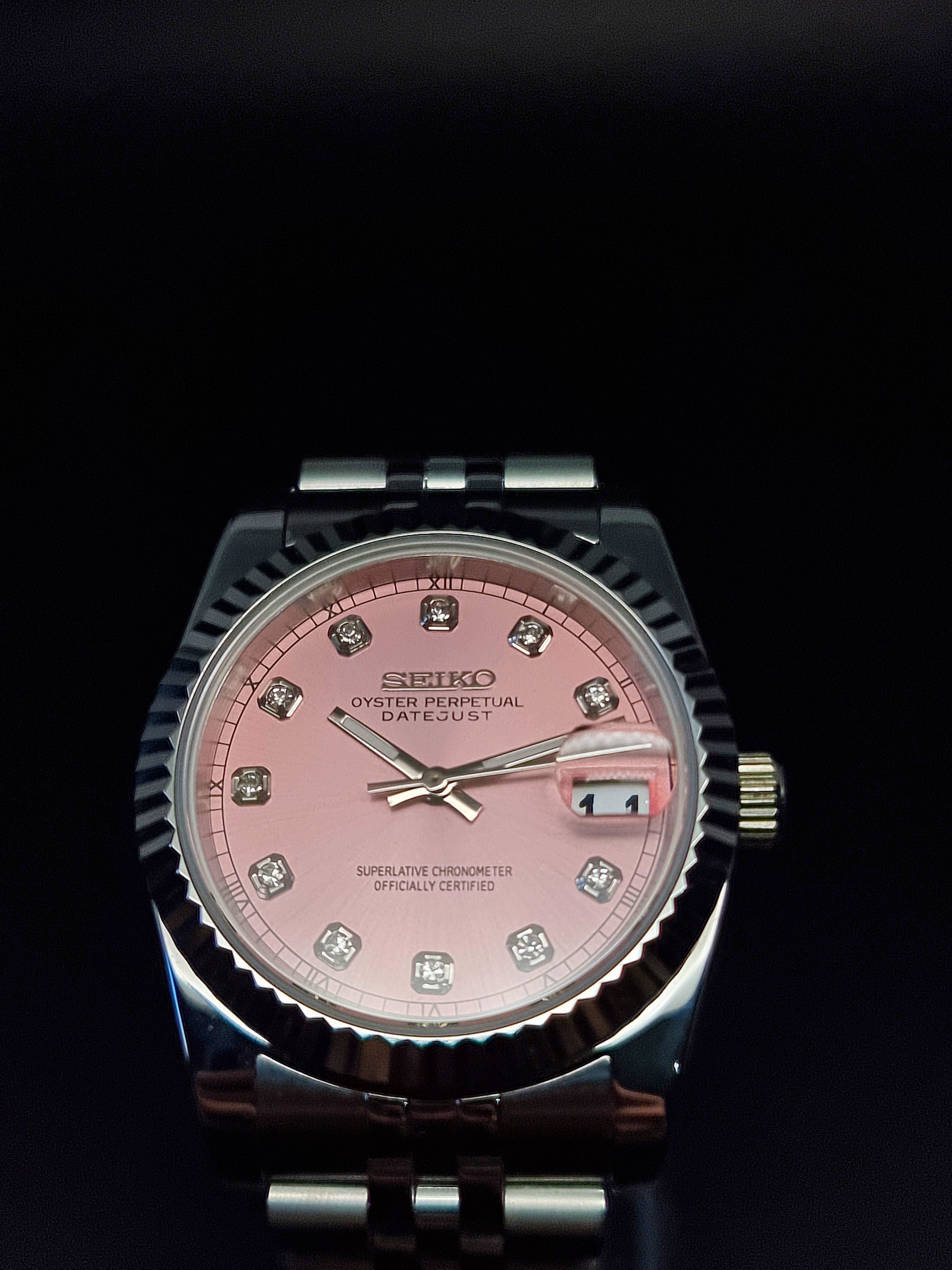 Datejust rose diamants