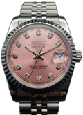 Datejust rose diamants