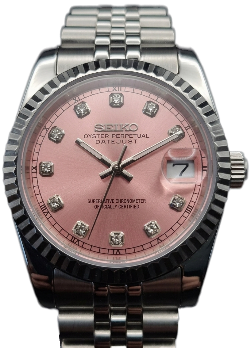 Datejust rose diamants