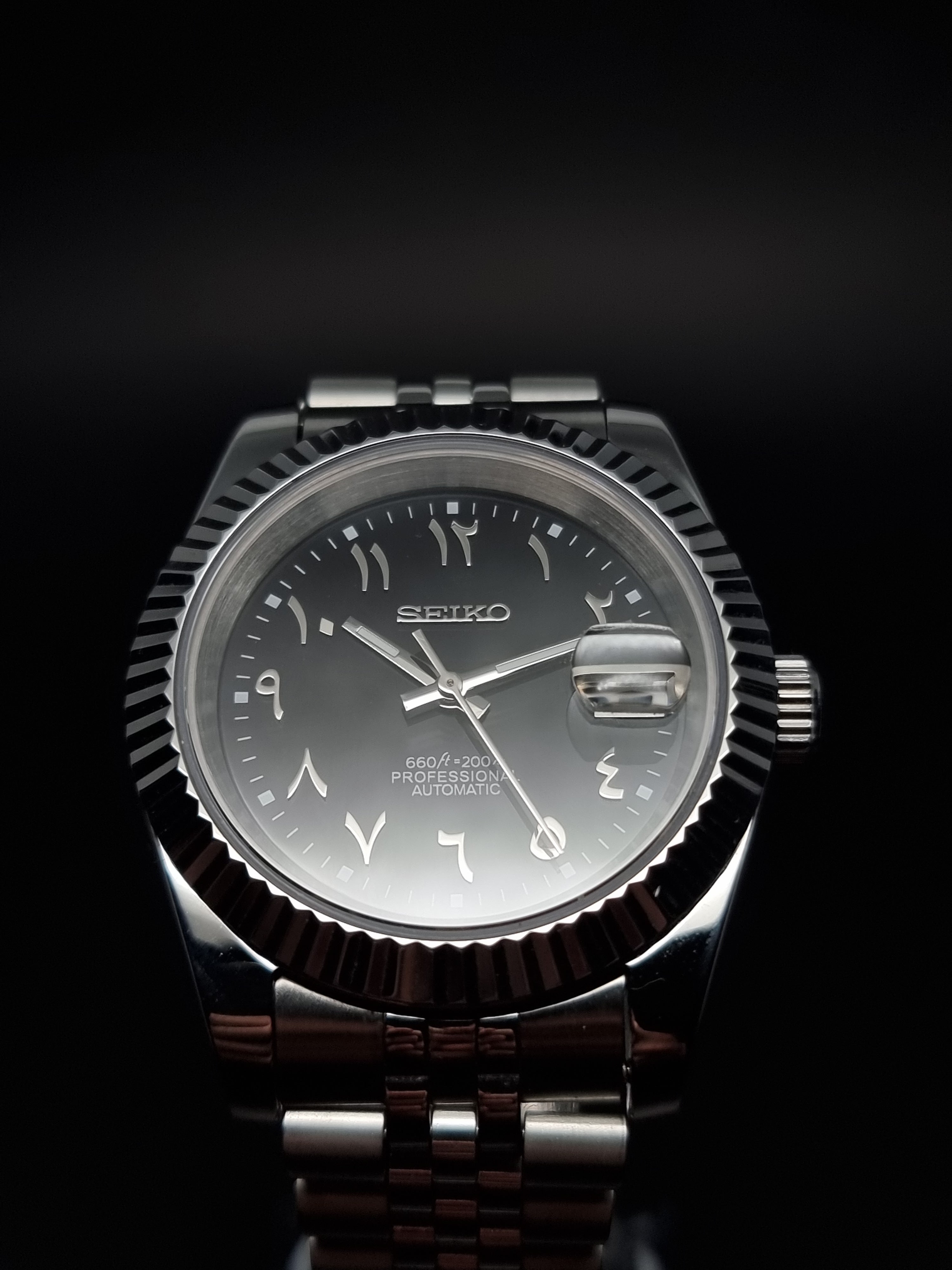 Datejust arabic dial noir