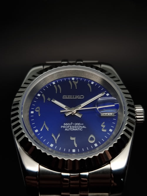 Datejust arabic dial bleu