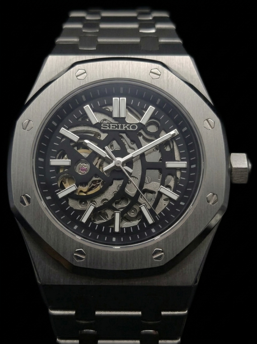 Royal oak squelette noir