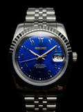 Datejust arabic dial bleu
